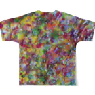 でおきしりぼ子の実験室のFluorish_Colours(規定の大きさ) All-Over Print T-Shirt :back