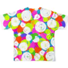 UFOchanのカラフル渦巻模様 All-Over Print T-Shirt :back