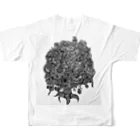 のはのはの世界観の木 All-Over Print T-Shirt :back