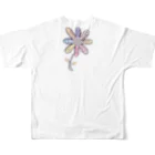 J.factory（ジェイ・ファクトリー）の에리(えり：名前シリーズ) All-Over Print T-Shirt :back