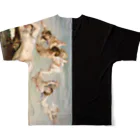 Ritora-Boraluaのブラック All-Over Print T-Shirt :back