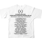 mdkBsAsのサークル1周年記念Tシャツ　プリント大【サークルメンバー様向け】  フルグラフィックTシャツの背面