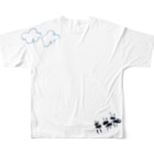 ヤードセールのすいかとあり All-Over Print T-Shirt :back