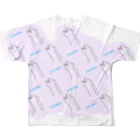 きょうは、なにをきようか。のウツボがいっぱいコレクション 2 All-Over Print T-Shirt :back