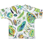 魅惑の微生物の淡水プランクトン All-Over Print T-Shirt :back