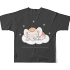 Shigeharu Fujitaniのトンファくん フルグラフィックTシャツの背面