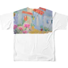 水彩屋の南フランス風 All-Over Print T-Shirt :back