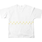 F-rush(フラッシュ)のチーズEタイプ フルグラフィックTシャツの背面