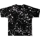 h45m69のYOU&ME Black All-Over Print T-Shirt :back