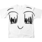 のーじゃんるのきらきらアイ All-Over Print T-Shirt :back