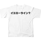 トマソン9000のイエローライン？ フルグラフィックTシャツの背面