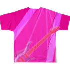 牡丹ちゃんのPINK All-Over Print T-Shirt :back