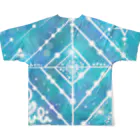 namkhaショップのエネルギーアート キラキラ All-Over Print T-Shirt :back