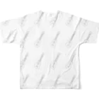 scar_designのウクレレガラガラ All-Over Print T-Shirt :back