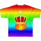 FWKキラメキ🌈のレインボーTシャツ(仮) フルグラフィックTシャツの背面