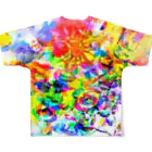 ちよ屋のカラフルだねえ All-Over Print T-Shirt :back