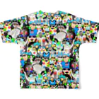 JoyJoyMAXの営巣地の総柄風船のJ(小柄) All-Over Print T-Shirt :back