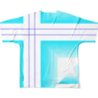 sevenoverlineのcrossroad -icecolor- All-Over Print T-Shirt :back