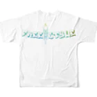 タツ🐲のFREE STYLE All-Over Print T-Shirt :back