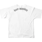 NocatnolifeのBon appetit! フルグラフィックTシャツの背面