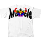 Sunriseのmuscle フルグラフィックTシャツの背面