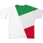 モリアゲ隊のイタリア代表 フルグラフィックTシャツの背面