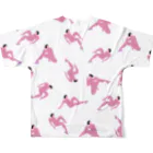 chabiのpink girl♡ All-Over Print T-Shirt :back