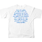 aoifukuのaoifukuロゴ All-Over Print T-Shirt :back