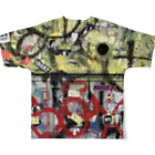 TOKYO STREET STICKERSのグラフィティ#2 All-Over Print T-Shirt :back