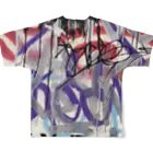 NEO TOKYOのグラフィティ#6 All-Over Print T-Shirt :back