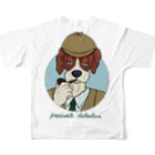 たらいさんの私立探偵　Dog All-Over Print T-Shirt :back
