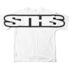 stoneheartsのSTHSロゴ フルグラフィックTシャツの背面