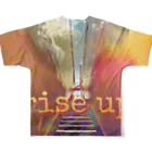 Aimurist のrise up All-Over Print T-Shirt :back