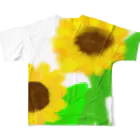 Lily bird（リリーバード）の元気いっぱいひまわり！ All-Over Print T-Shirt :back