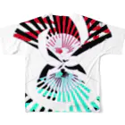 RMk→D (アールエムケード)の扇扇桔梗 All-Over Print T-Shirt :back