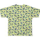 piyopiyobrandのヤドクガエルフルグラフィックTシャツ All-Over Print T-Shirt :back