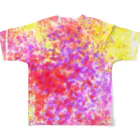 Coi_GalleryのHarmony of 4 colors  フルグラフィックTシャツの背面