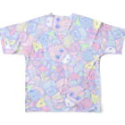 カケスタのばぶあちゃん All-Over Print T-Shirt :back