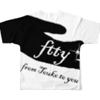 ＦＴＴＹのfttyロゴマーク All-Over Print T-Shirt :back