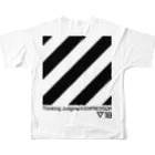 INA GraphicのThinking Judgment Expression All-Over Print T-Shirt :back