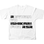 Shop GHPのRETURN TO OTARU & ISHIKARI フルグラフィックTシャツの背面