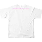 cham - hanabiの Every drop in the ocean counts.    All-Over Print T-Shirt :back