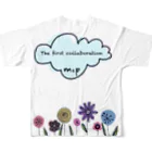 madの花と蝶 フルグラフィックTシャツの背面