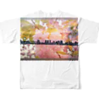 yukepanshopの東京シンボル All-Over Print T-Shirt :back