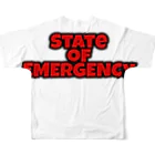 Shop-TのState of emergency グッズ フルグラフィックTシャツの背面