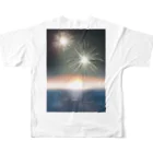 Ms.ミンス・パイの夜明けの花火 フルグラフィックTシャツの背面