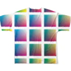 sktmclubのカラー All-Over Print T-Shirt :back