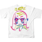 ITO HiNaTaのヤンチャてんしちゃん フルグラフィックTシャツの背面