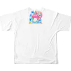 tomo⭐️✨新人Vtuberの伝説のtomo水 All-Over Print T-Shirt :back