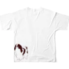 STiXの犬のちん All-Over Print T-Shirt :back